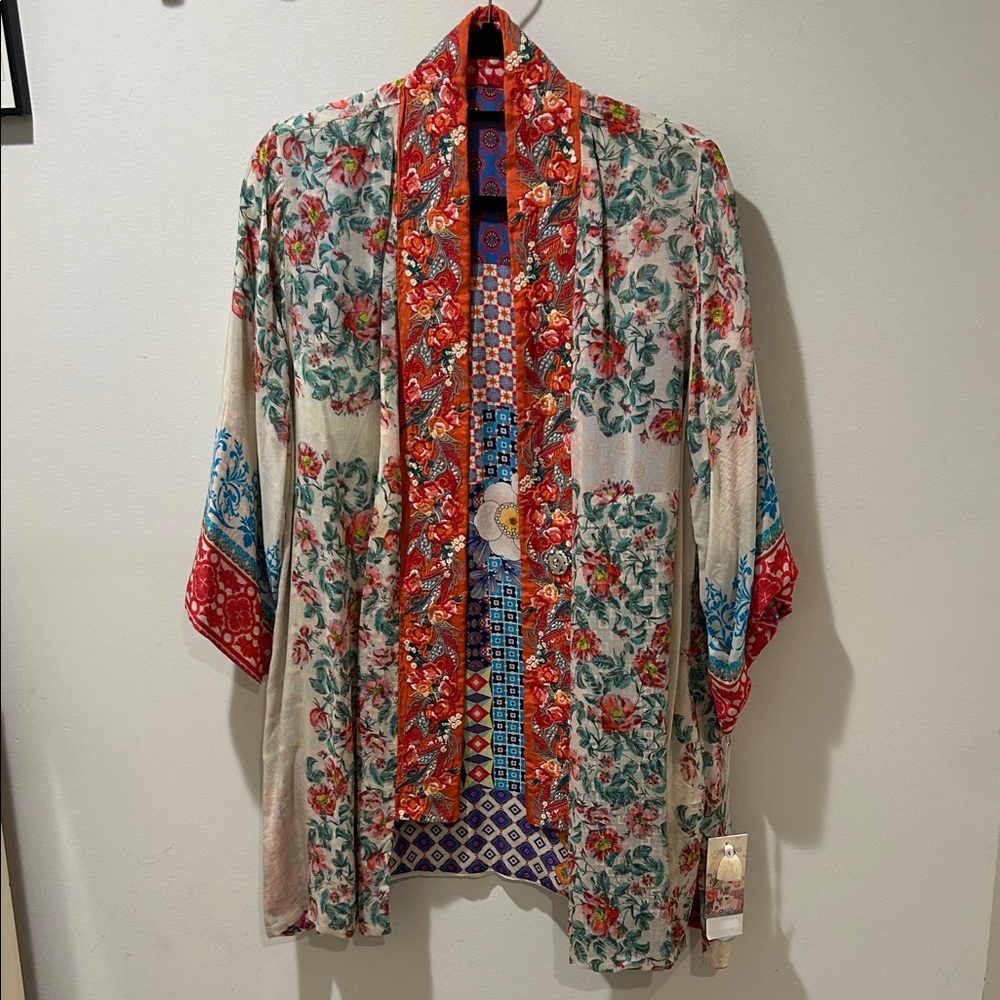 Johnny Was Onyx Reversible Kimono